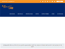 Tablet Screenshot of abeautifulme.com